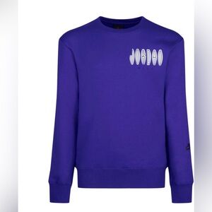 Boys Jordan dark concord crewneck long sleeve size XL